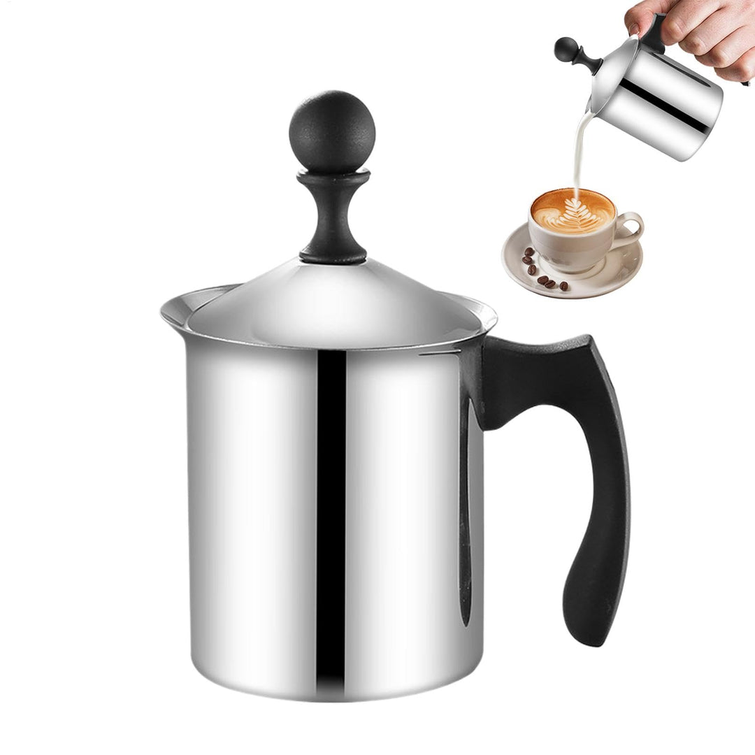 Hand Frother Pumpe, Milchschaum-Maker, 15,9 x 8,9 x 7,4 cm, sicher in der Hand gefrorener Frother, e
