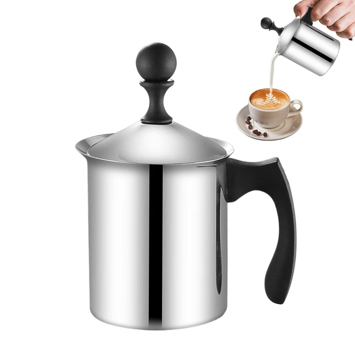 Hand Frother Pumpe, Milchschaum-Maker, 15,9 x 8,9 x 7,4 cm, sicher in der Hand gefrorener Frother, e