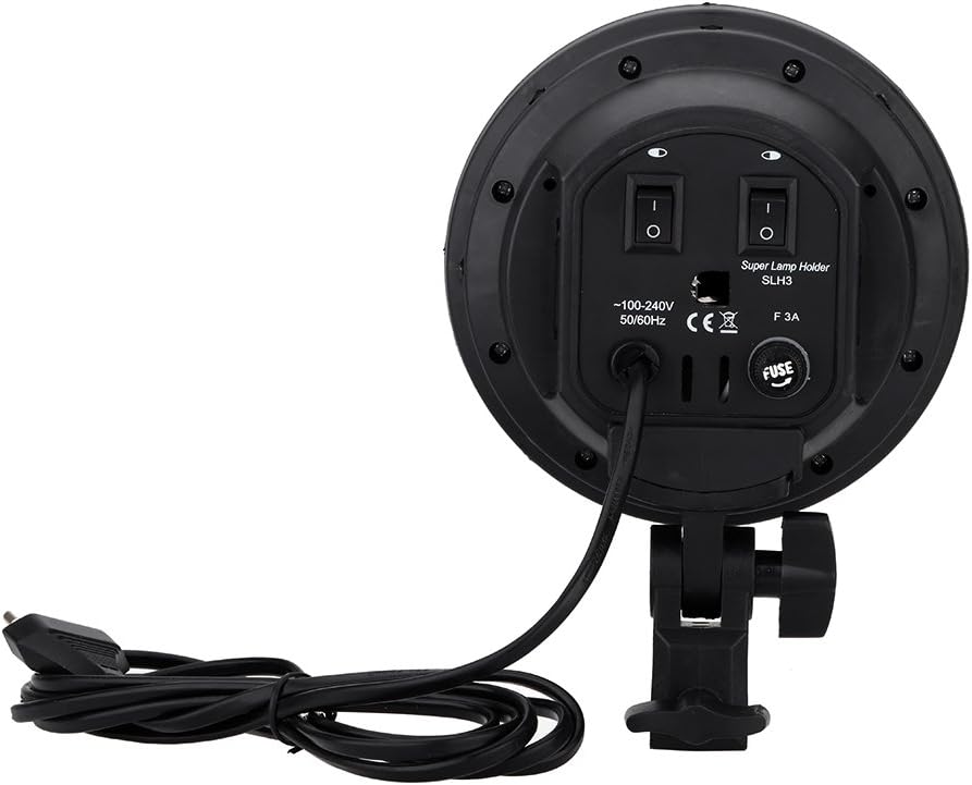Andoer 4 in 1 E27 Sockel Licht Lampen Birnen Halter Adapter Grundsockeladapter für Foto Video Studio