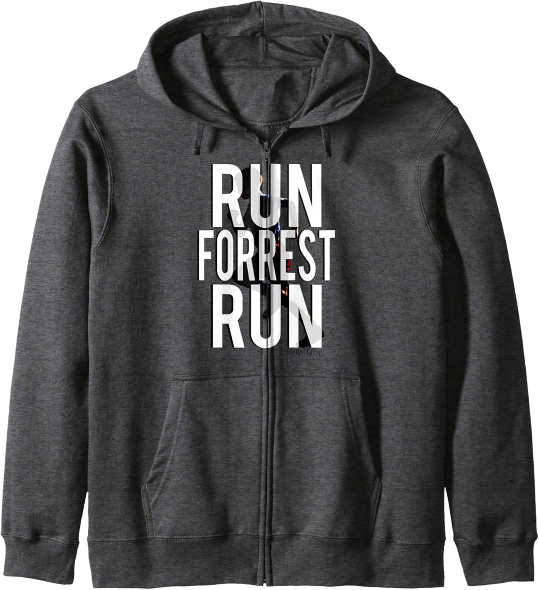 Forrest Gump Run Forrest Run Silhouette Kapuzenjacke