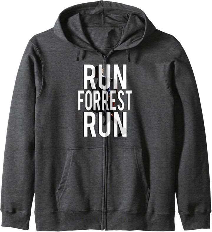 Forrest Gump Run Forrest Run Silhouette Kapuzenjacke