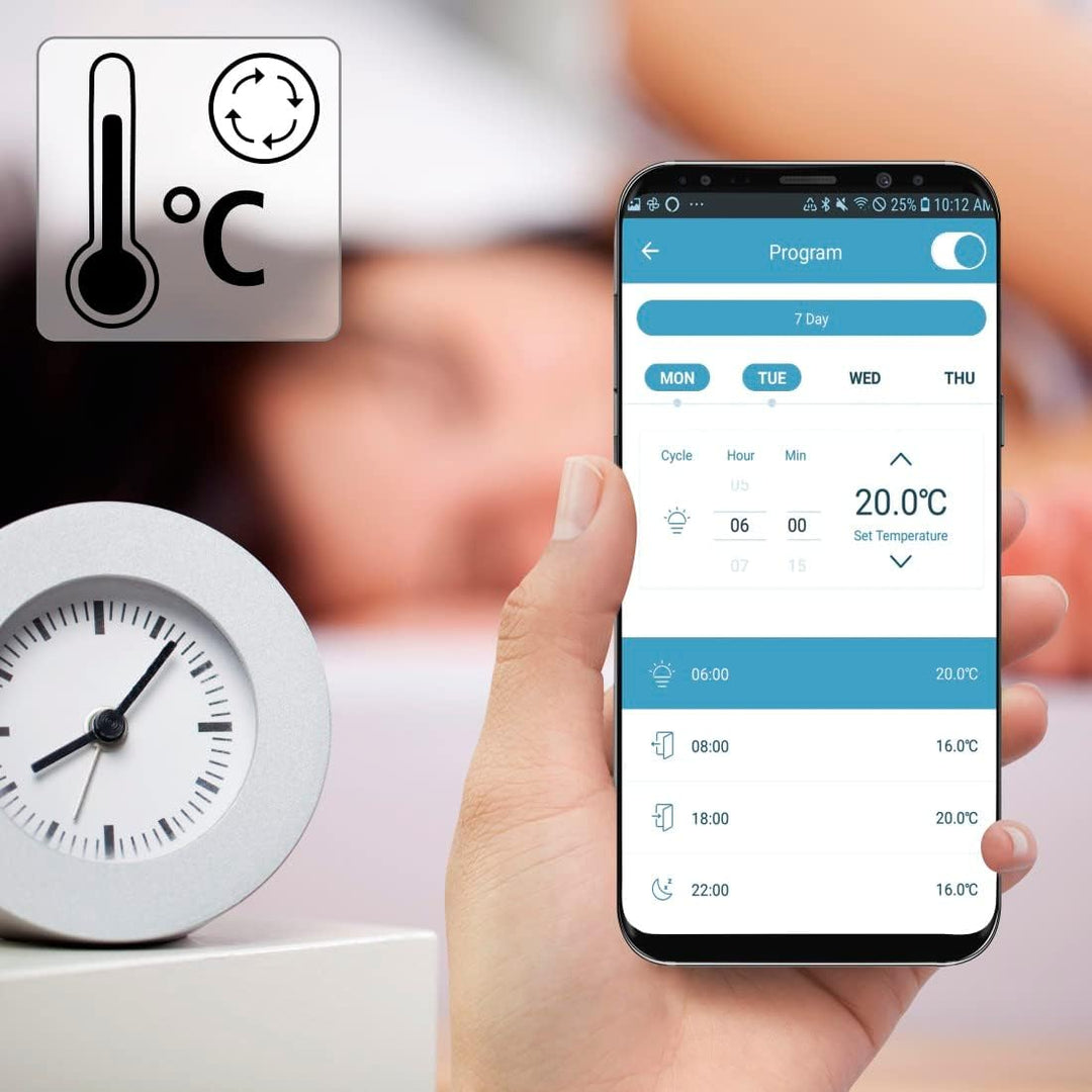 Hama Smartes Heizkörperthermostat, (erweiterbare Heizungssteuerung WLAN, Smart Home Heizungsregler f