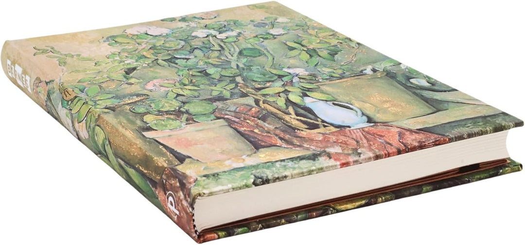 Cezanne’s Terracotta Pots and Flowers Midi Address Book (Elastic Band Closure)