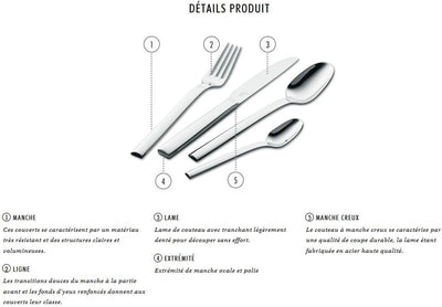 ZWILLING 07145-338-0 Nottingham Besteckset, Edelstahl, 68-teilig & 07150-359-0 Steak Besteckset in r