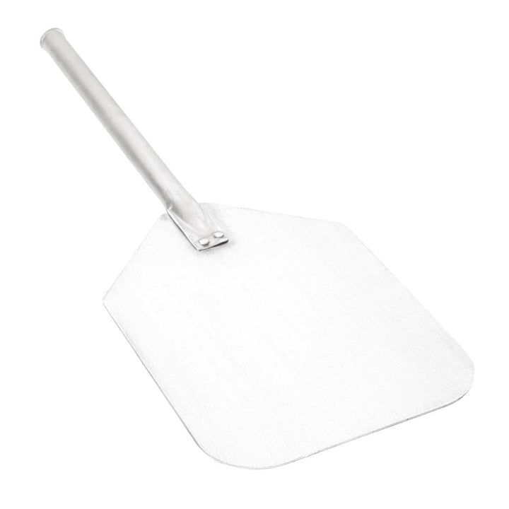 Vogue F037 Pizzaschaufel/-schneider aus Aluminium mit Holzgriffen