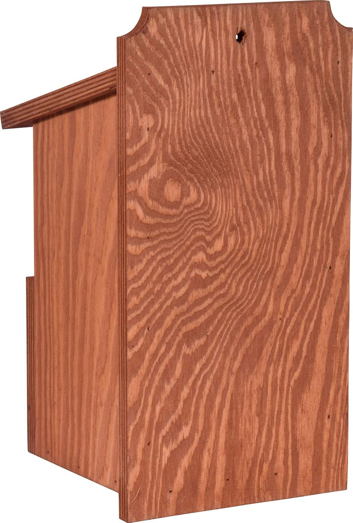 dobar® green label 22366FSCe Nistkasten "Rotkehlchen" - Halbhöhlenkasten aus Holz - Nisthilfe für Ha