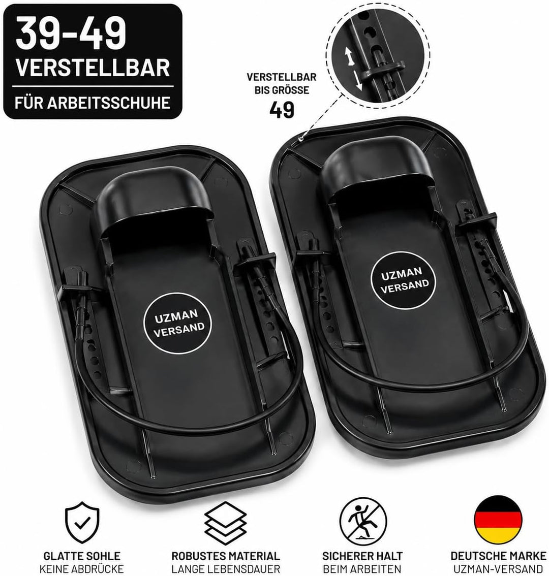 Uzman-Versand Profi Industrie Estrichschuhe, Bau Glättschuhe Betonschuhe Fliesenschuhe, glatte Unter