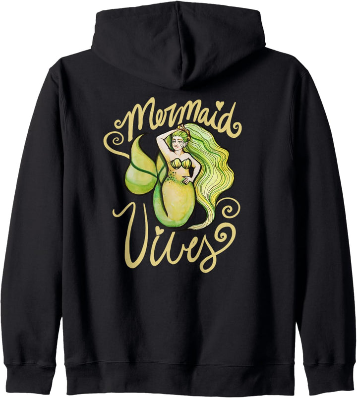 Mermaid Vibes nette Meerjungfrau Kunst Spass Kapuzenjacke