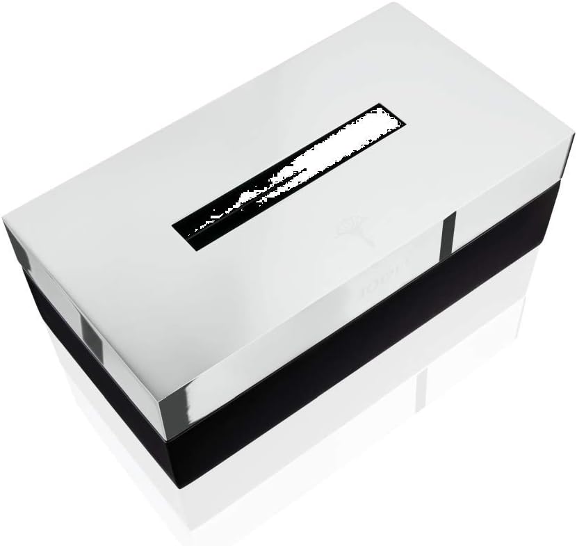 Joop! Blackline Kleenexbox - Schwarz/Chrom