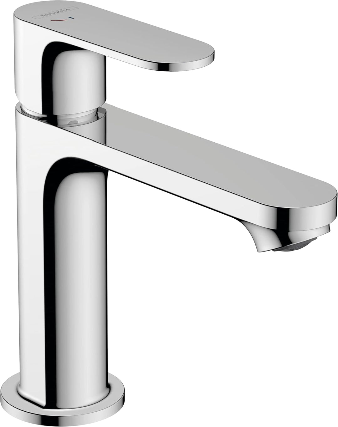hansgrohe Rebris S - Waschtischarmatur ohne Ablauf, energiesparend (CoolStart), Wasserhahn Bad mit A