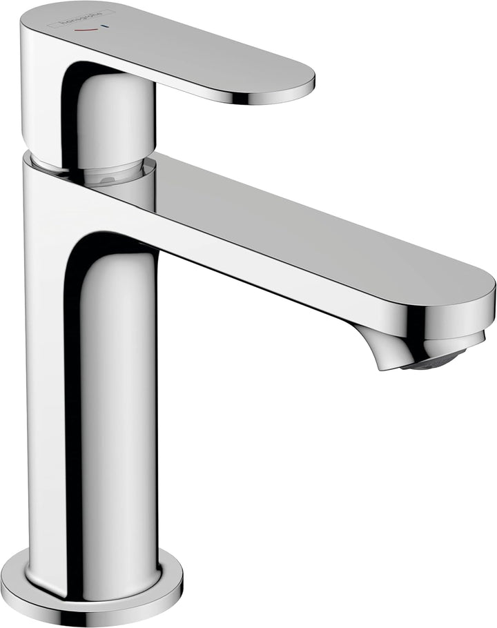 hansgrohe Rebris S - Waschtischarmatur ohne Ablauf, energiesparend (CoolStart), Wasserhahn Bad mit A