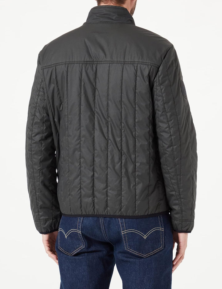 camel active Herren Stepp-Blouson mit Stehkragen 26 Dunkelgrün, 26 Dunkelgrün