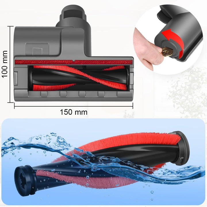 Mini Polsterdüse für Dyson V7 V8 V10 V11 V15, Kleine Elektrobürste zum Entfernen von hartnäckigem Sc