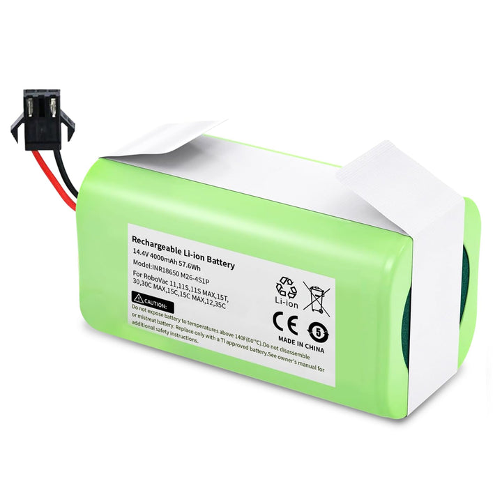 Tesvor X500 Akku, Aufgerüsteter 14.4V 4000mAh Super hohe Kapazität Li-Ion Akku für RoboVac, Tesvor X