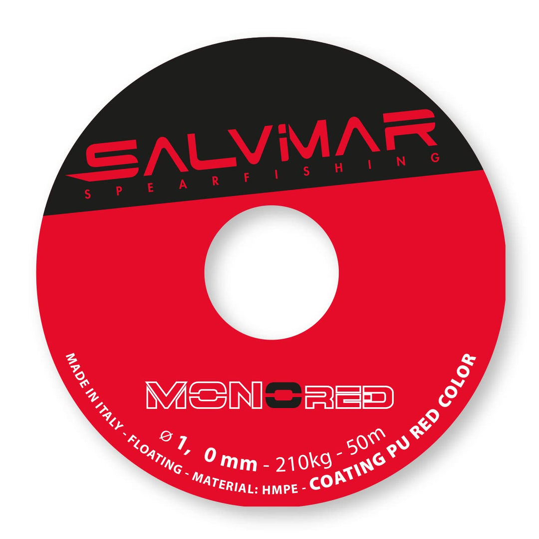 SALVIMAR Monored Sagola diametro 1,00mm x 50mt rot, diametro 1,00mm x 50mt rot