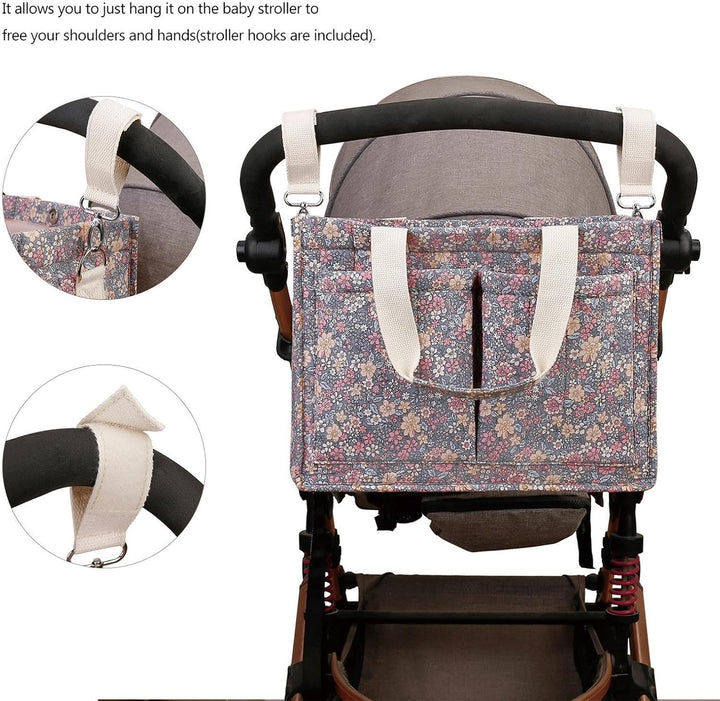 Wickeltasche Tragetasche | Kinderwagen Organizer Reise | Leichte Windeltasche | Hängende Kinderwagen