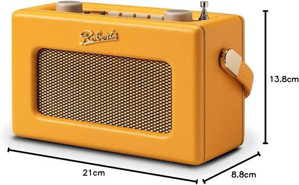 Radio Roberts Revival UNO BT – Tragbares Kompaktradio mit DAB+/FM, Bluetooth, Vintage-Design, Stream