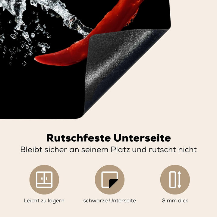 Herdabdeckplatte Einteilig Herdabdeckung Abdeckplatte für Ceranfeld Abdeckung Induktionskochfeld Auf