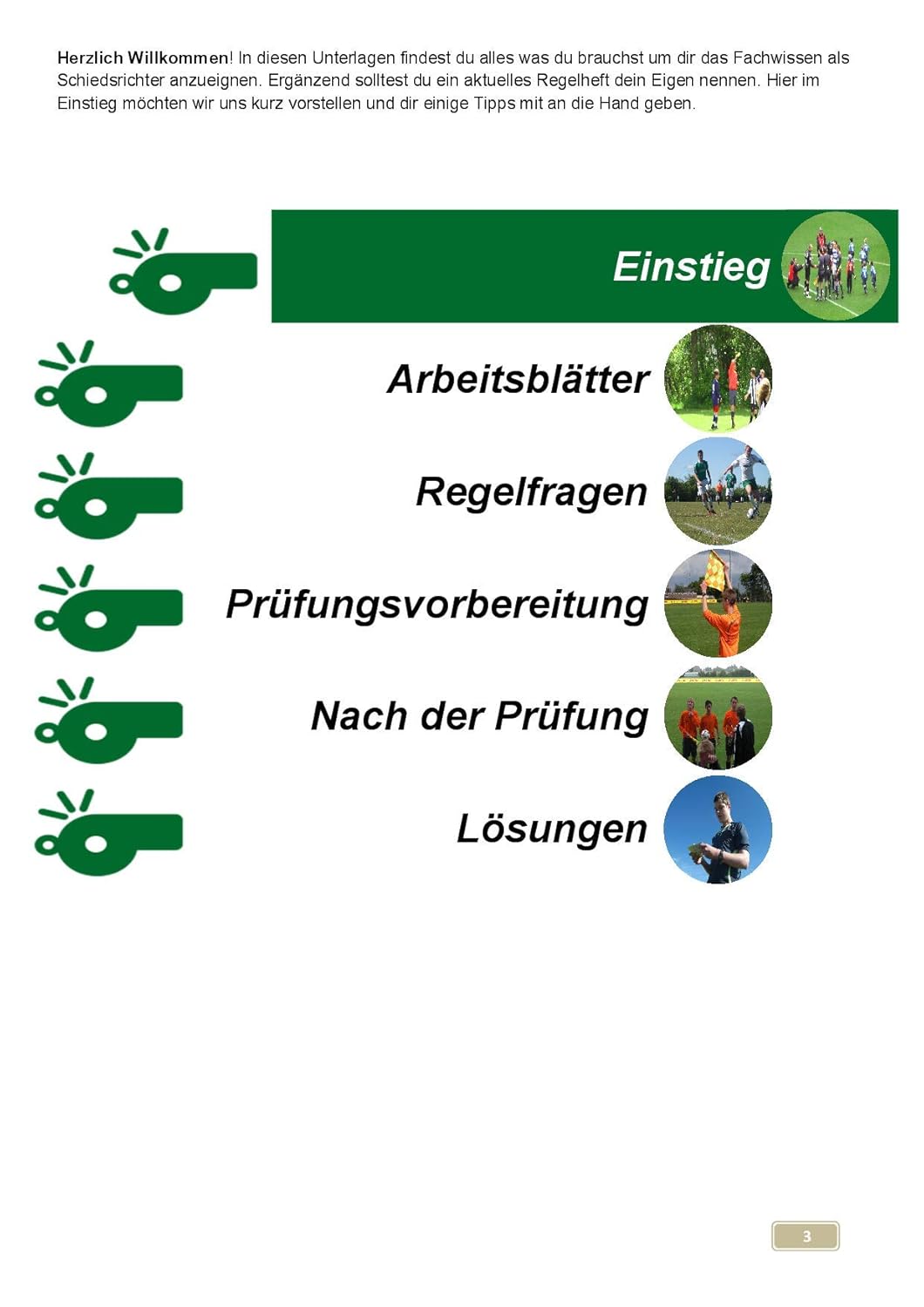 Arbeitsheft zur Schiedsrichterausbildung, Ringeinband