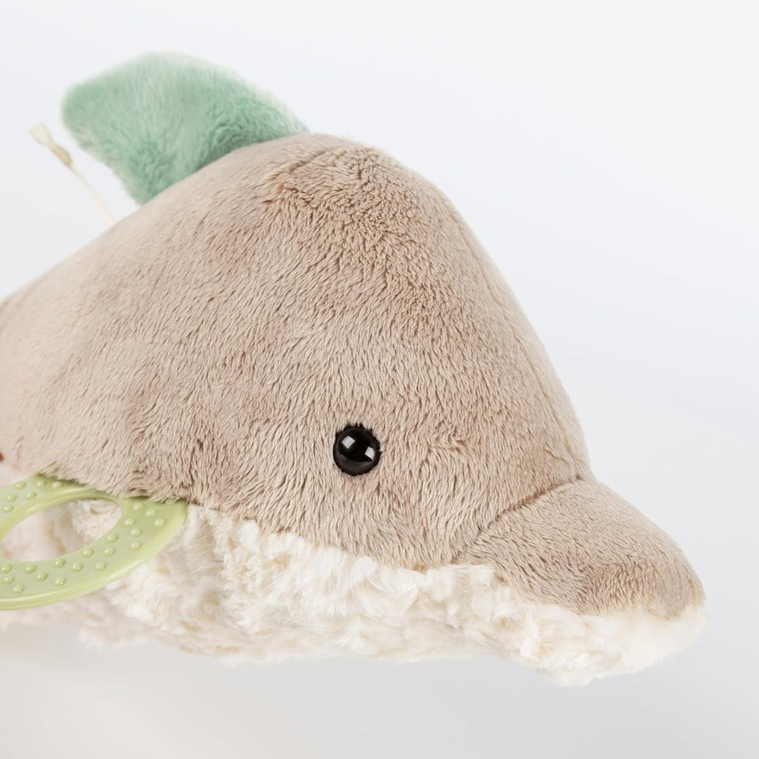 sigikid 43206 Aktiv-Delfin, Yellow für Mädchen und Jungen von 0 bis 12 Monaten Grau/Weiss, Grau/Wei&