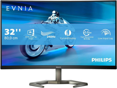 Philips Evnia 32M1C5200W - 32 Zoll Full HD Gaming Monitor, 240 Hz, 1 ms GtG, FreeSync Premium (1920x