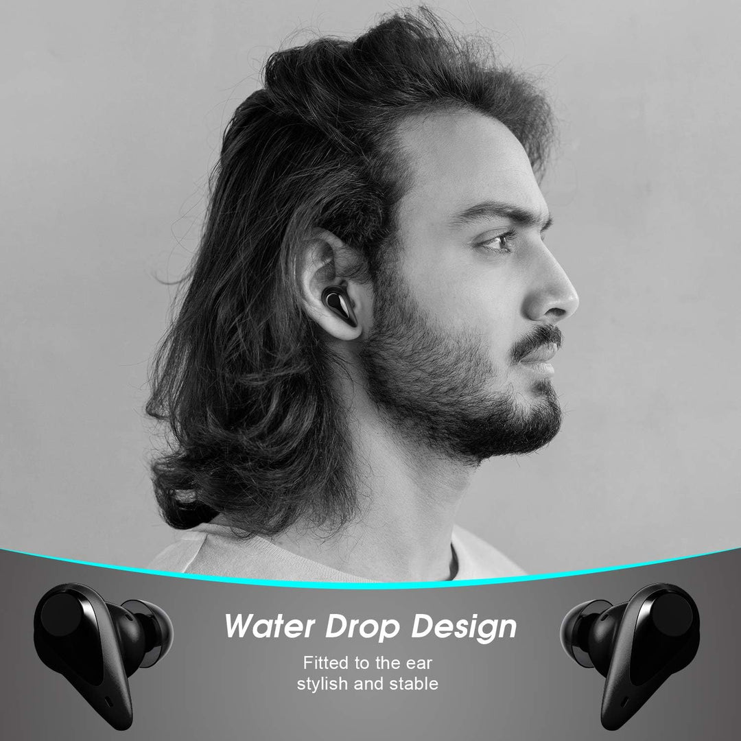 August Bluetooth Kopfhörer In Ear EP810 - Bluetooth 5.0 Kabellose Earbuds mit Mikrofon Berührungsste
