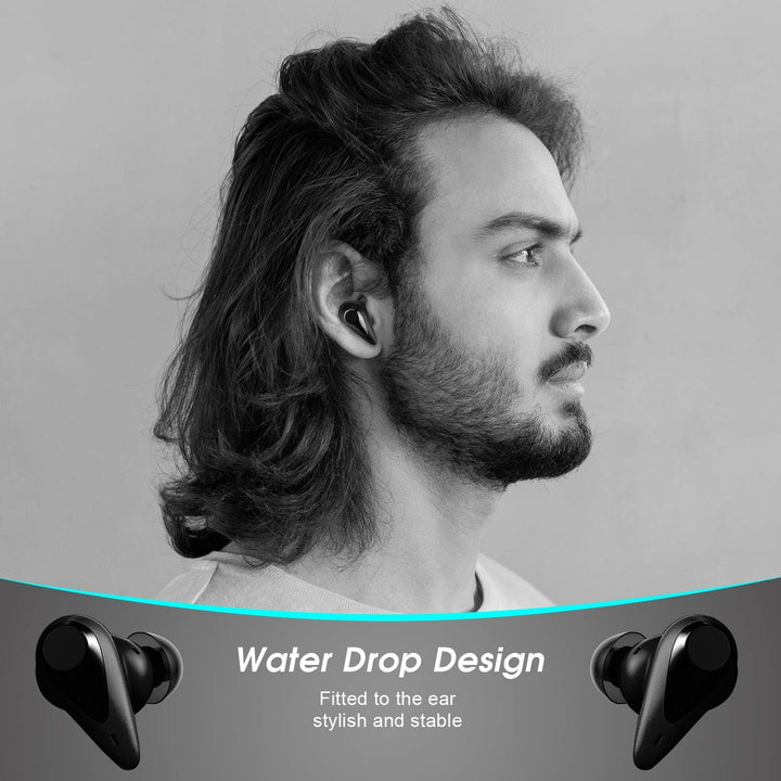 August Bluetooth Kopfhörer In Ear EP810 - Bluetooth 5.0 Kabellose Earbuds mit Mikrofon Berührungsste