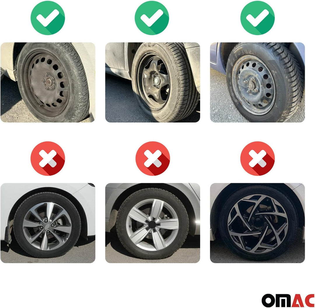 Satz Sparco Radzierblenden Sicilia 14-Zoll Schwarz/Karbon