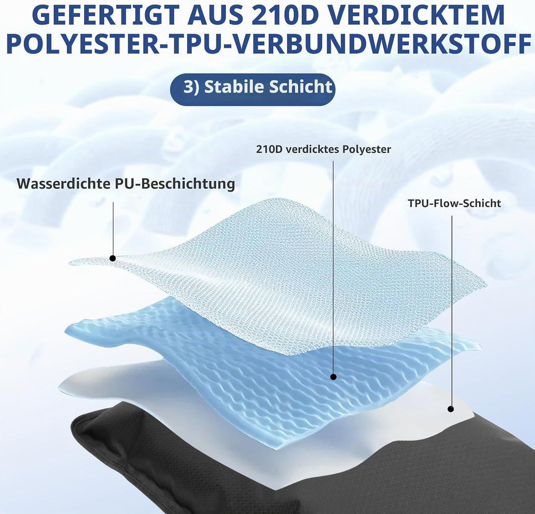 Vakuumbeutel für Koffer mit Pumpe, Puersit Professionelle Wiederverwendbare TPU Vakuumbeutel für Kle