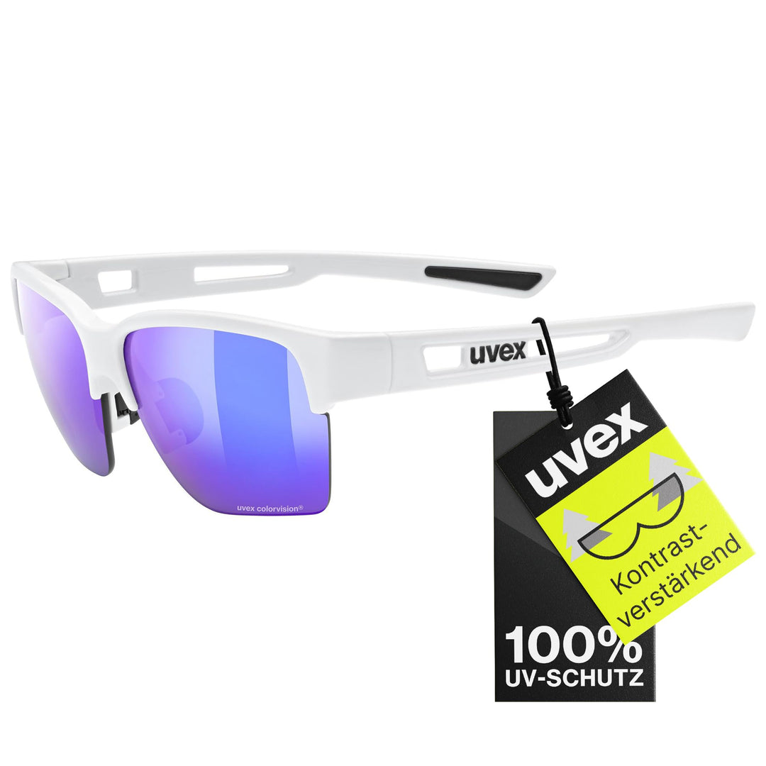 Uvex Unisex Sportstyle 805 Cv Sportbrille (1er Pack) Einheitsgrösse White/Plasma Daily, Einheitsgr&#