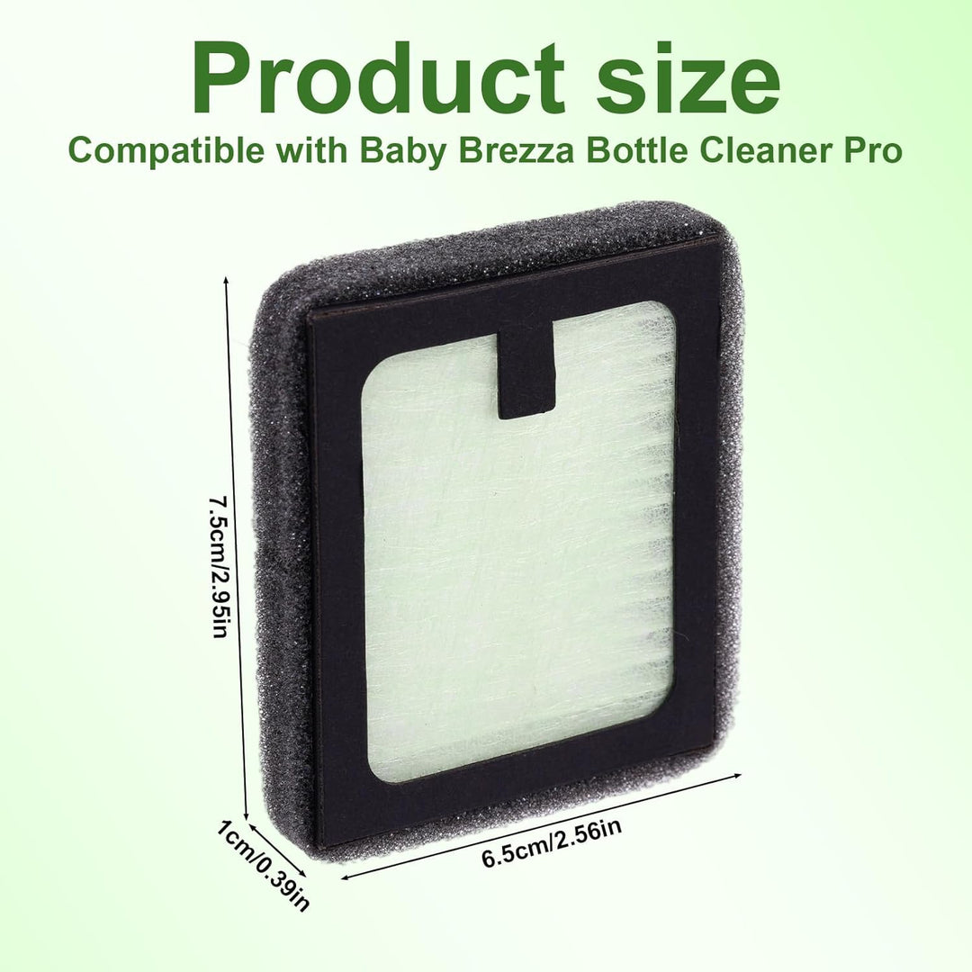 lasuroa 4stk HEPA-Filterersatz Kompatibel mit Baby Brezza Bottle Washer Pro, Hocheffizienter Staub-L