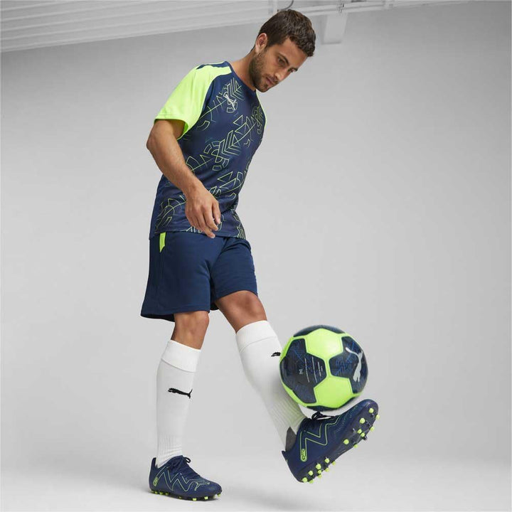 PUMA Herren Future Play Mg Fussballschuh 40 EU Persian Blue Pro Green, 40 EU Persian Blue Pro Green