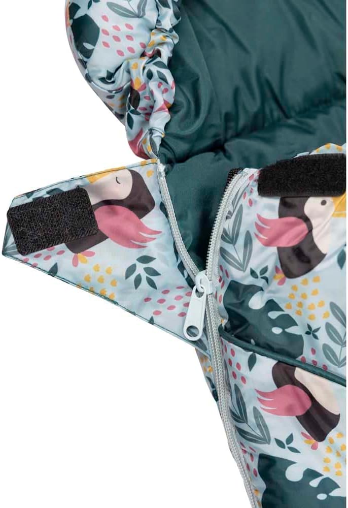 Trespass Bunka Schlafsäcke, Tropical Bird Print, One Size
