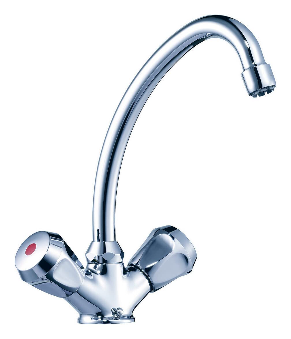 Ideal Standard B2163AA Niederdruck-Mischarmatur Ausladung 150 mm flexible Schläuche, chrom