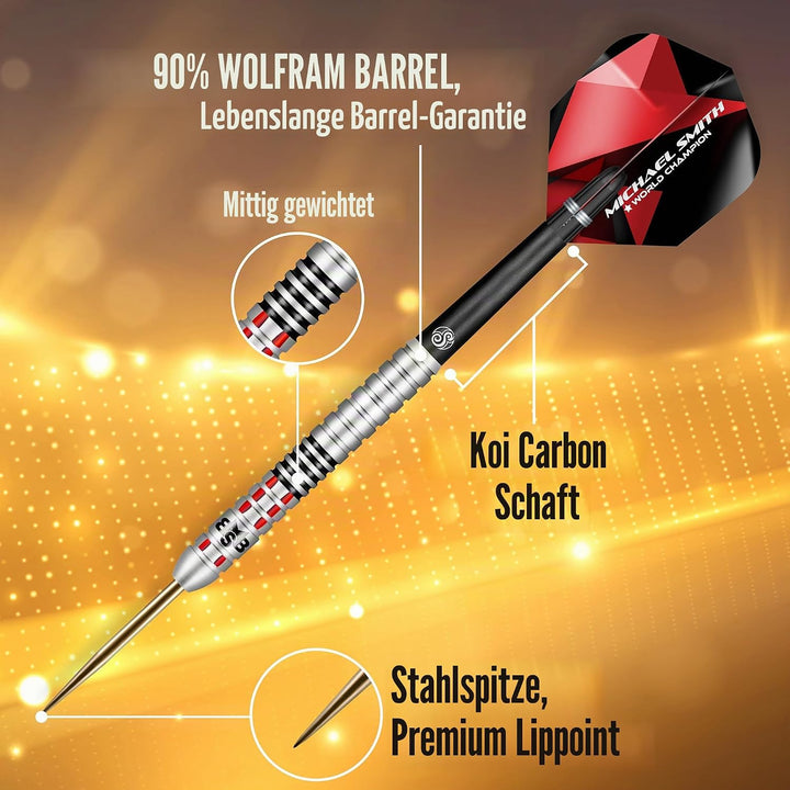 Shot! Steel Darts Michael Smith Bully Boy Achieve Matchdart 90% Tungsten Steeltip Darts Steeldart Ho