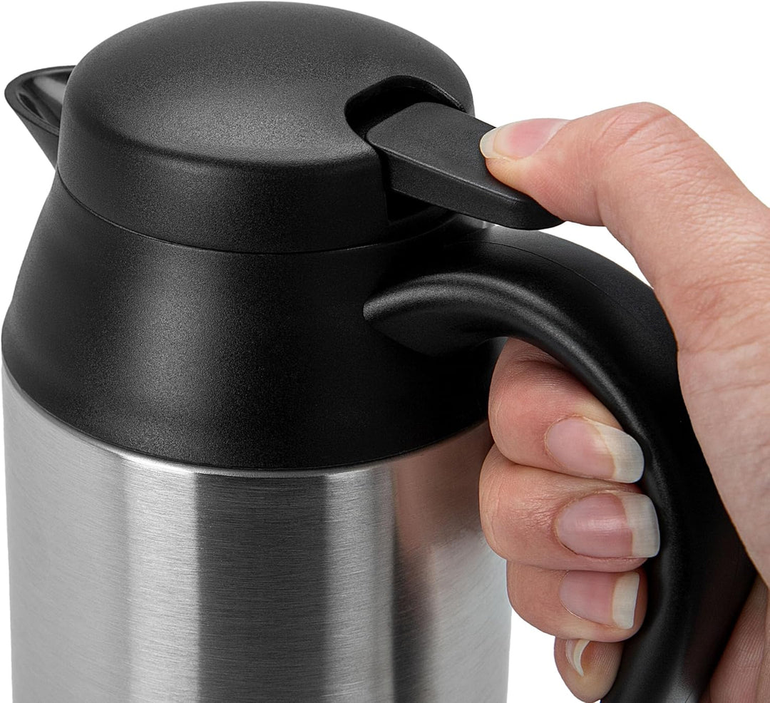 HEYNER® Wasserkocher Reisewasserkocher elektrisch Zigarettenanzünder + Tasche + 2 Becher 750 ml 12V,