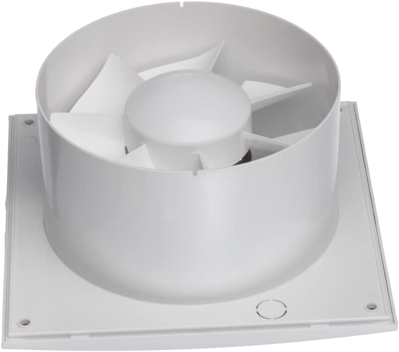 EUROPLAST Ø 150mm Wandventilator Lüfter Abluft Ventilator Küche WC Bad mit Timer/Nachlauf - Badlüfte