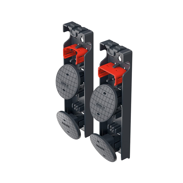 Hailo EasyClix Wechselfüsse Garden Grösse L, Wechselfuss-Set für Hailo Stehleitern, Leiter-Zubehör,