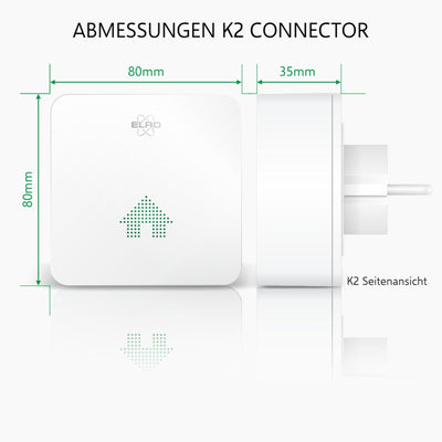 ELRO Connects SF500S Rauchmelder Kit - Komplettes Set K2 Connector + 3X Funk Rauchmelder Kit - Warnt