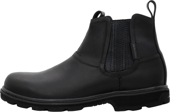 Skechers Blaine Orsen Herren Kurzschaft Stiefel 42.5 EU Schwarz, 42.5 EU Schwarz