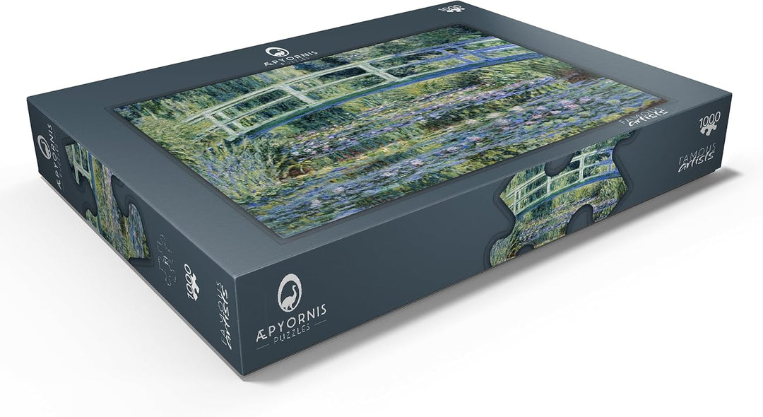 Claude Monet's Water Lilies and Japanese Bridge (1899) - Premium 1000 Teile Puzzle - MyPuzzle Sonder