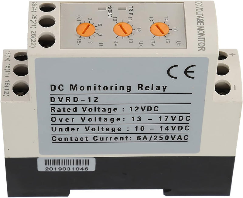 Tyenaza Überspannungs-Unterspannungsschutz - DC 12V/24V/36V/48V Überspannungs- und Unterspannungssch