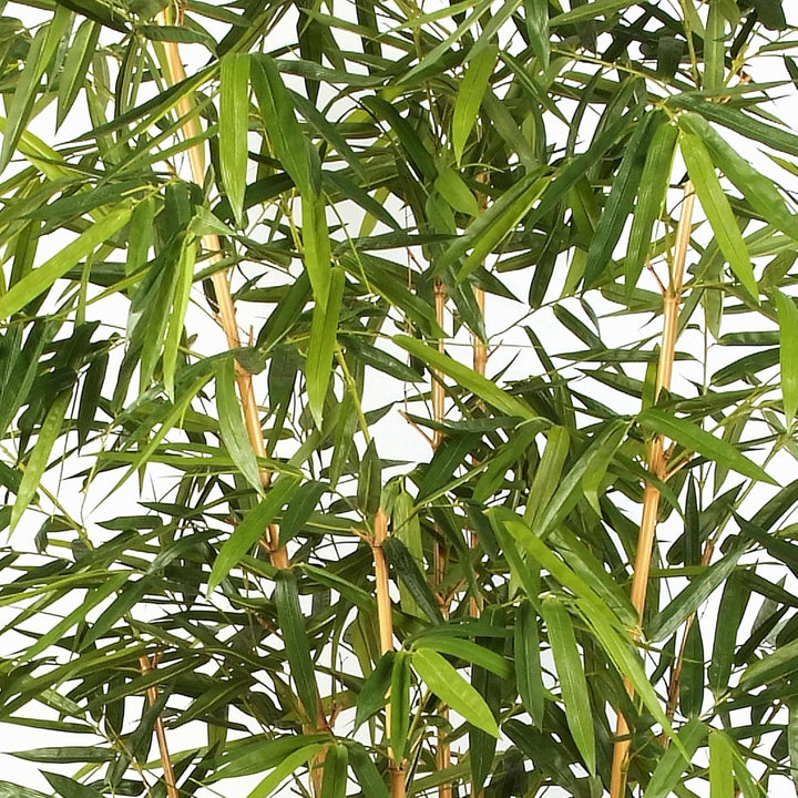 artplants.de Künstlicher XL Bambus FUDO, 1885 grosse Blätter, grün, 300cm - Kunst Bambus - Deko Pfla