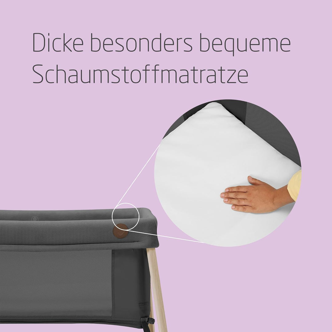Maxi-Cosi Iris 2-in-1-Reisebett Baby, 0 – 3 Jahre, bis zu 15 kg, kompaktes Reisebettchen, 2 Schlafeb