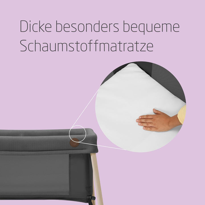Maxi-Cosi Iris 2-in-1-Reisebett Baby, 0 – 3 Jahre, bis zu 15 kg, kompaktes Reisebettchen, 2 Schlafeb