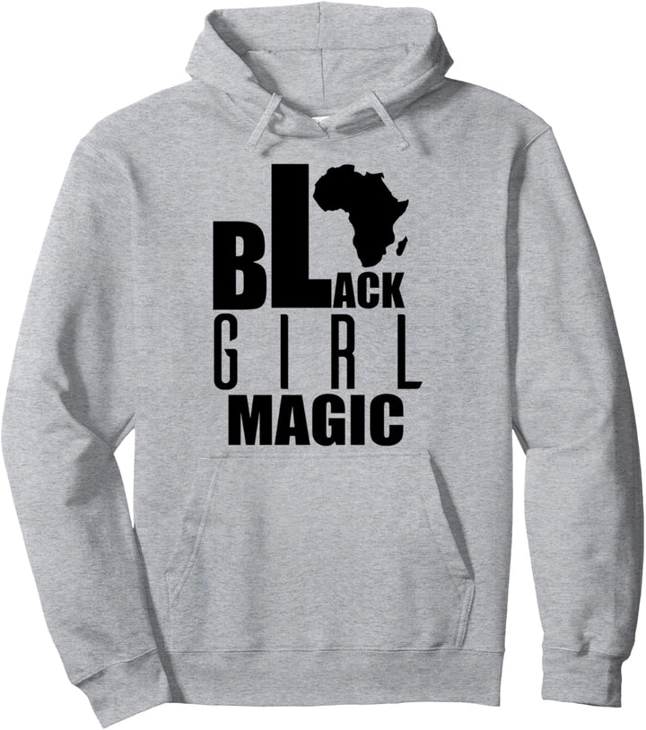 Black Girl Magic Melanin Queen Afro Africa Pullover Hoodie