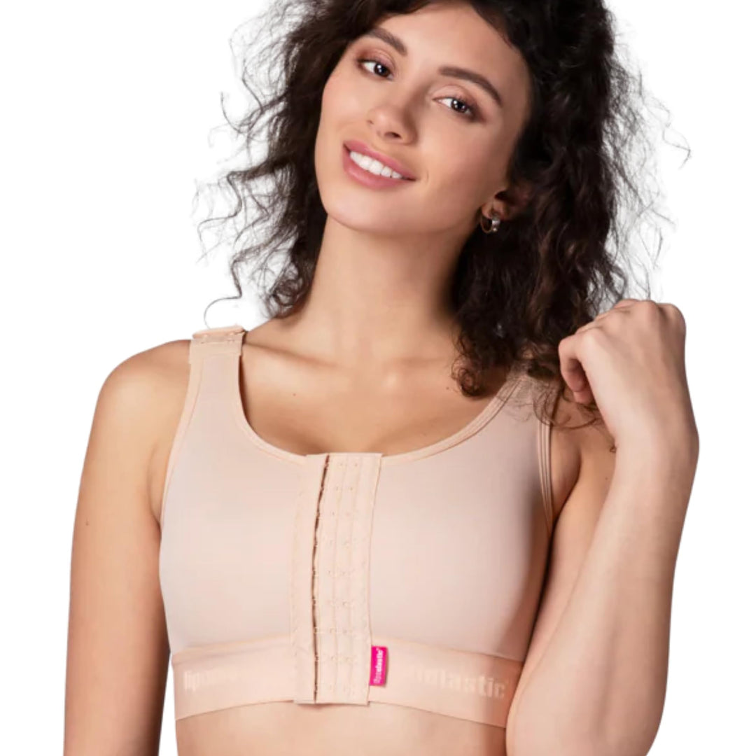 LIPOELASTIC® BRAPI Ideale Variante - Nahtlose elastische Cups L Beige, L Beige