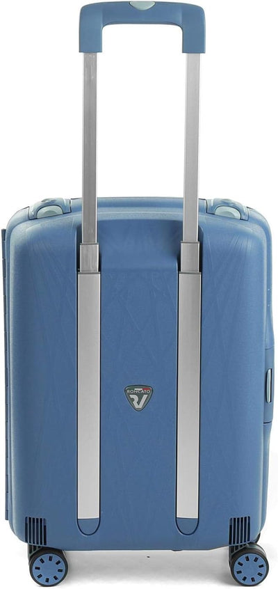 RONCATO Light Hartschalen Koffer Trolley Cabin Blau, Blau