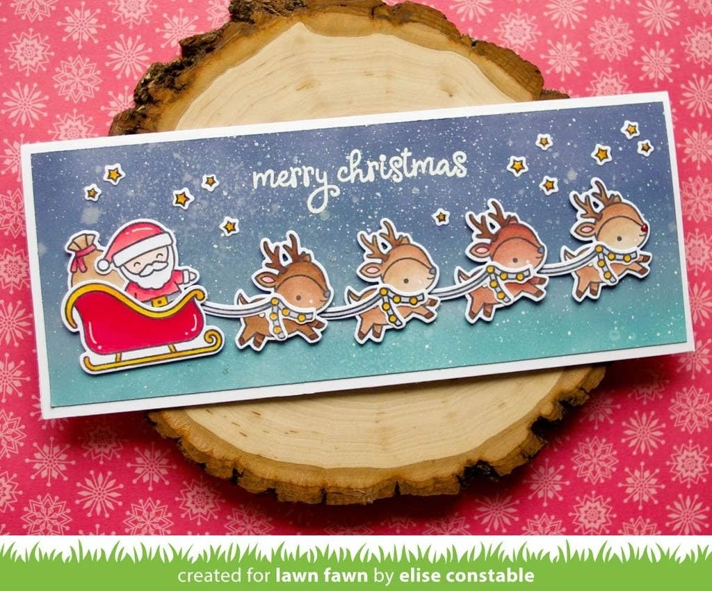 Lawn Fawn, Clear Stamp, ho-ho-Holidays Stamps only, Stamps only