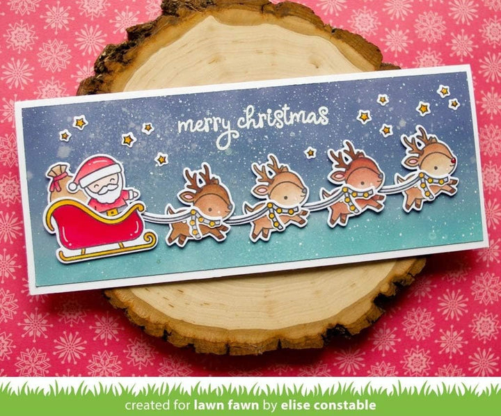 Lawn Fawn, Clear Stamp, ho-ho-Holidays Stamps only, Stamps only